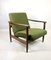 GFM-142 Chair in Green Olive Boucle attributed to Edmund Homa, 1970s, Image 1