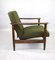 GFM-142 Chair in Green Olive Boucle attributed to Edmund Homa, 1970s 2