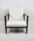 White Boucle GFM-142 Chair attributed to Edmund Homa, 1970s 2