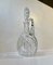 Französische Karaffe aus geschliffenem Kristallglas von Cristal De Lorraine, 1950er 4
