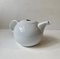 Mid-Century White Porcelain Corinth Tea Pot by Martin Hunt Corinth for Bing & Grondahl, 1970s 1
