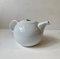 Mid-Century White Porcelain Corinth Tea Pot by Martin Hunt Corinth for Bing & Grondahl, 1970s, Image 1