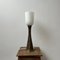 Lámpara de mesa Mid-Century de latón y vidrio opalino de Sonja Katzin, Imagen 11