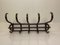 Beech Wall Coat Rack in Style of Thonet, 1940s, Image 6