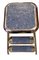 Step Stool with Original Blue Upholstery from AWAB, Sweden, 1950s, Image 2