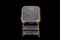 Step Stool with Original Blue Upholstery from AWAB, Sweden, 1950s, Image 4