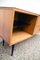 Mid-Century Sideboard in Wood and Black Glass, 1950s, Image 9