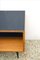 Mid-Century Sideboard in Wood and Black Glass, 1950s 6