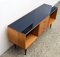 Mid-Century Sideboard in Wood and Black Glass, 1950s 5