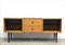 Mid-Century Sideboard in Wood and Black Glass, 1950s 2