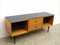 Mid-Century Sideboard aus Holz und Schwarzem Glas, 1950er 3