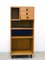 Mid-Century Italian Cabinet in Wood and Glass, 1950s 3