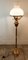 Brass and Opal Glass Floor Lamp, Image 15