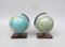 Globes Terre et Lune de Columbus Publishing House, 1960s, Set de 2 3