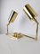 Double Arm Brass Sconce in the Style of W. Hansen, 1970s, Image 4