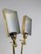 Double Arm Brass Sconce in the Style of W. Hansen, 1970s, Image 8