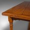 Vintage English Country House Dining Table, 1980s 7