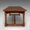 Vintage English Country House Dining Table, 1980s, Image 4