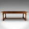 Vintage English Country House Dining Table, 1980s, Image 5