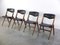 Teak Aska Dining Chairs by Louis Van Teeffelen for Wébé, 1960s, Set of 4 7