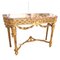 Louis XVI Giltwood Console Table with Marble Top 2