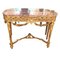 Louis XVI Giltwood Console Table with Marble Top 1