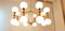 16 Light-Chandelier in Brass with Spheres 23