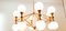 Lampadario a 16 luci in ottone con sfere, Immagine 29