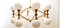 16 Light-Chandelier in Brass with Spheres 1