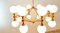 16 Light-Chandelier in Brass with Spheres, Image 6