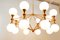 16 Light-Chandelier in Brass with Spheres, Image 14