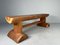 Mid-Century Japanese Wabi Sabi Trunk Bench, 1950s 22