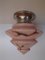 Bauhaus or Art Deco Cubist Pink Ceiling or Table Lamp 1