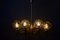 Lámpara de araña austriaca grande con ocho luces, años 60, Imagen 3