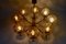 Lámpara de araña austriaca grande con ocho luces, años 60, Imagen 16