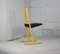 Gelb lackierter Stahl Stuhl mit verstellbarem Sitz, Italien, 1980er 11