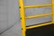 Yellow Lacquered Steel Chair with Adjustable Seat, Italy, 1980s, Image 7