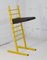 Yellow Lacquered Steel Chair with Adjustable Seat, Italy, 1980s 15