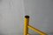 Silla italiana de acero lacado en amarillo con asiento regulable, años 80, Imagen 6