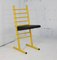 Yellow Lacquered Steel Chair with Adjustable Seat, Italy, 1980s 13