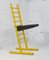 Yellow Lacquered Steel Chair with Adjustable Seat, Italy, 1980s, Image 16