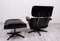 Lounge Chair and Ottoman by Charles & Ray Eames for Vitra, 1980s, Set of 2 2