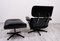 Lounge Chair and Ottoman by Charles & Ray Eames for Vitra, 1980s, Set of 2, Image 2