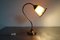 Vintage Messing Schwanenhals Tischlampe von Disderot Delmas, 1950er 8