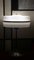 Lámpara de mesa Space Needle futurista de vidrio acrílico y acero, años 60, Imagen 2