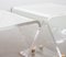 Acrylic Glass and Brass Bedside Tables with Magazine Holder by Charles Hollis Jones, Germany, 1970s, Set of 2, Image 11