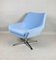 Light Blue Swivel Chair attributed to Veb Metallwaren Naumburg, 1980s, Image 11