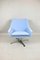 Light Blue Swivel Chair attributed to Veb Metallwaren Naumburg, 1980s 8