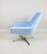 Light Blue Swivel Chair attributed to Veb Metallwaren Naumburg, 1980s, Image 10