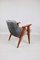 Vintage Grey 366 Easy Chair attributed to Józef Chierowski, 1970s 5